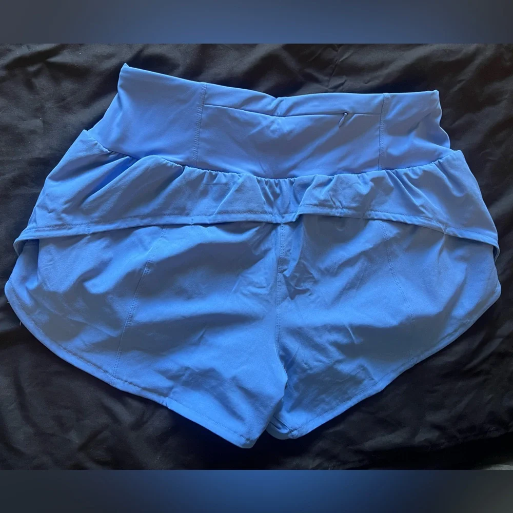 Sky Blue Women's Athletic Shorts